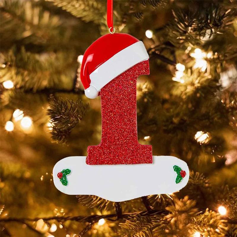 Gepersonaliseerde Kerstmis 24 letter ornamenten - Image 2