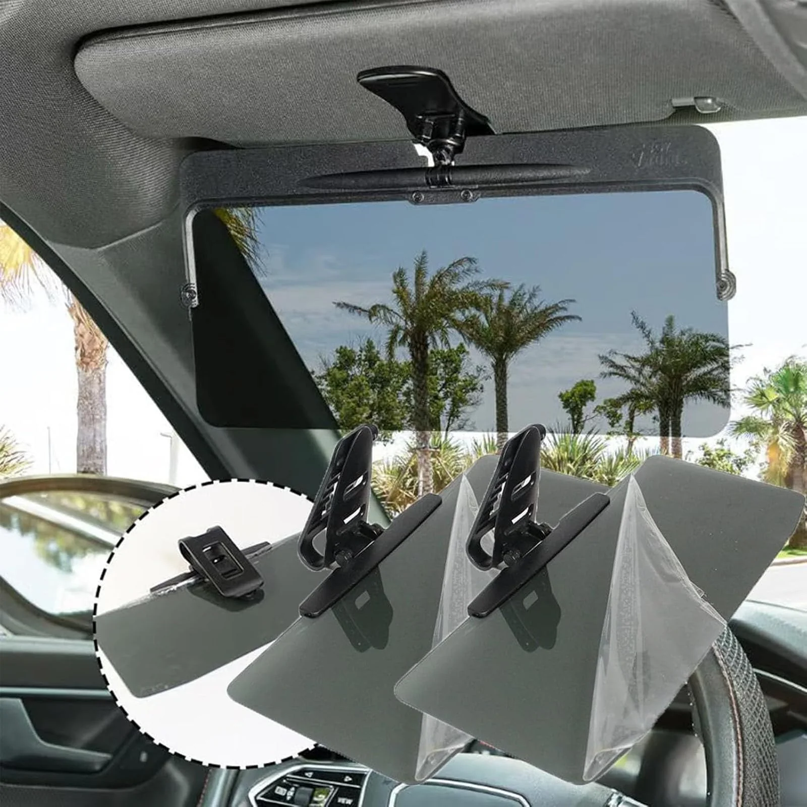 Gepolariseerde Zonneklep voor Auto — Verminder Glans, Rijd Veilig - Image 12