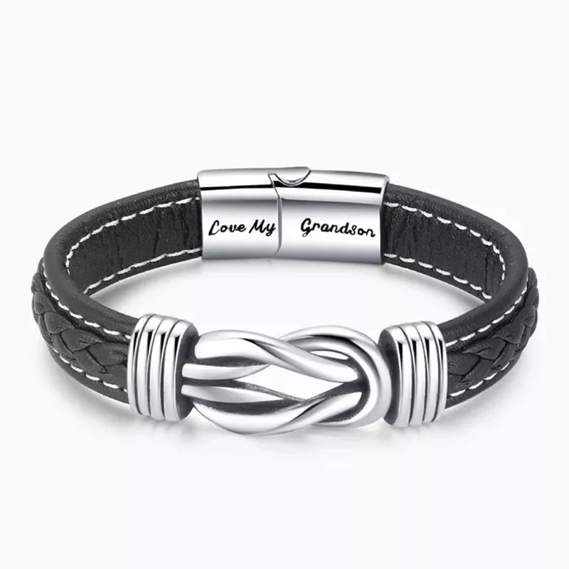 Gevlochten leren armband - Image 16