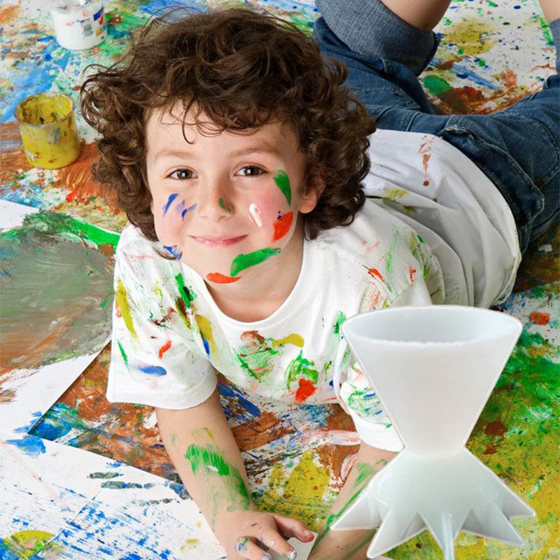 Gieten van verfbloem Gesplitste kunstbeker - Image 5