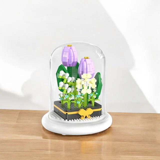 Glazen Bloem Puzzelset - Creëer Onderhoudsvrije Tuindecoratie - Image 11