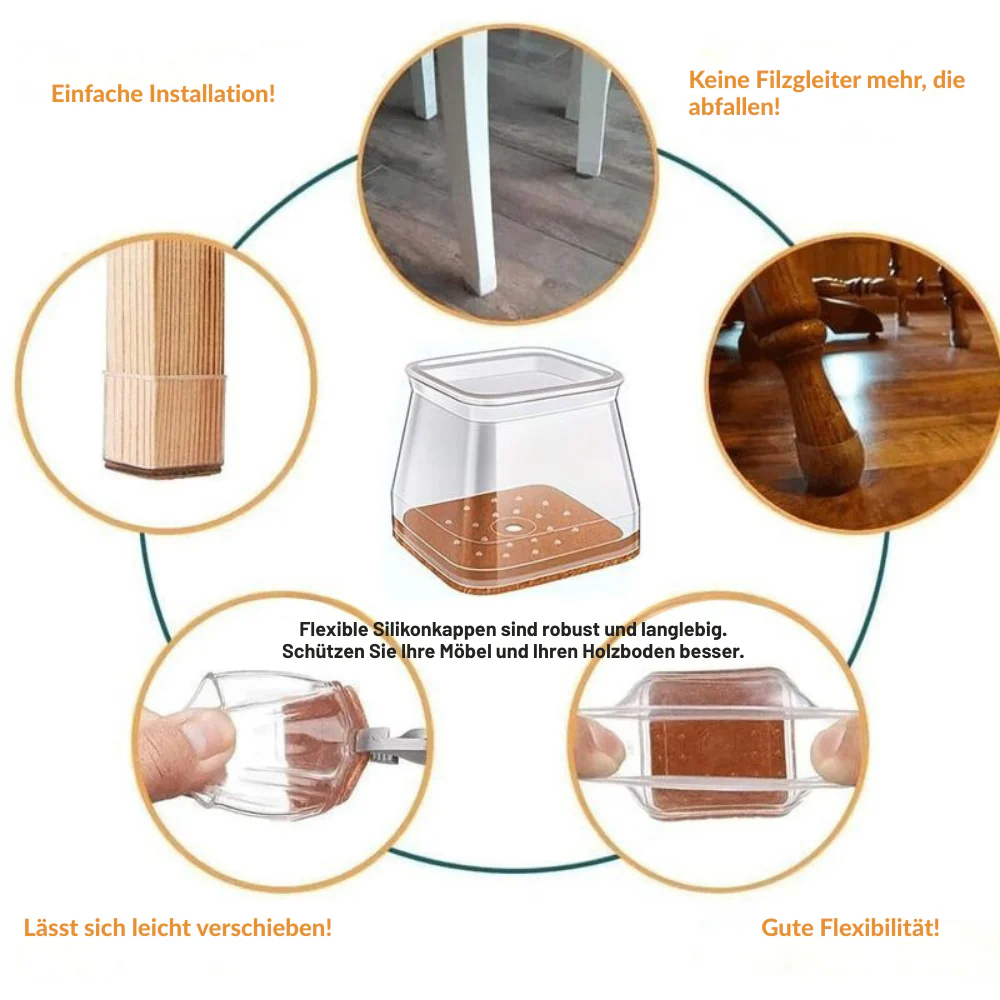 GlideGuard – stille vloerbescherming voor stoelen - Image 2