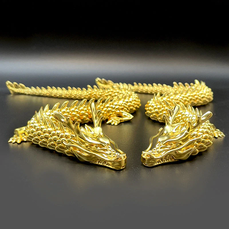 Gouden Draak met beweegbare gewrichten - Image 7