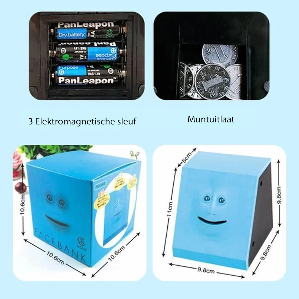 Grappig Gezicht Bank - Image 3