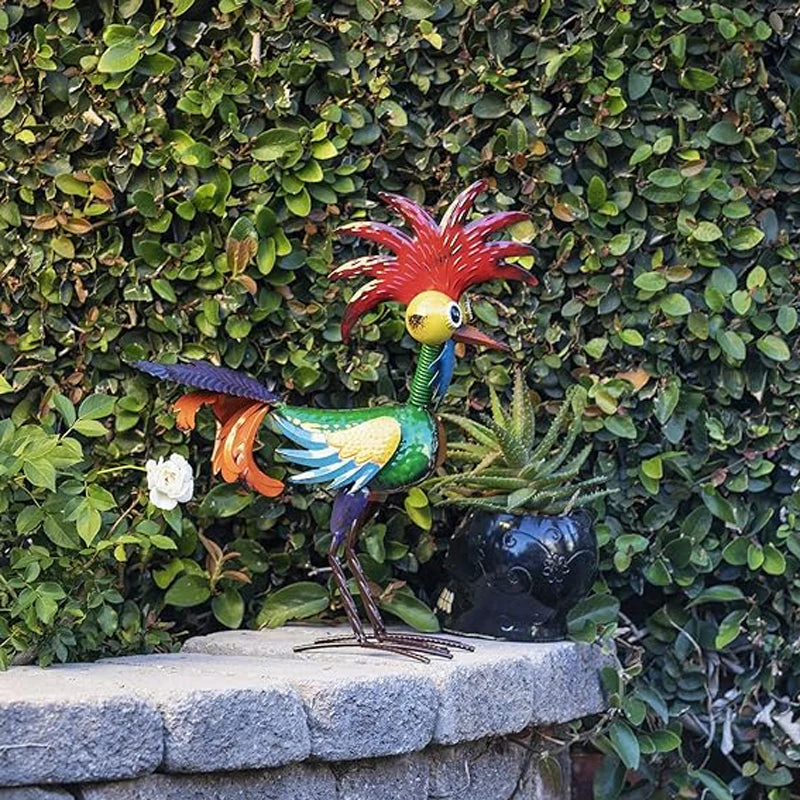 Grappig tuinhaanstandbeeld🐓 - Image 5