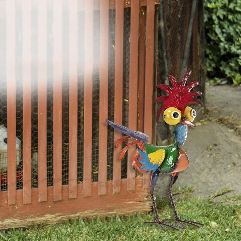 Grappig tuinhaanstandbeeld🐓 - Image 7