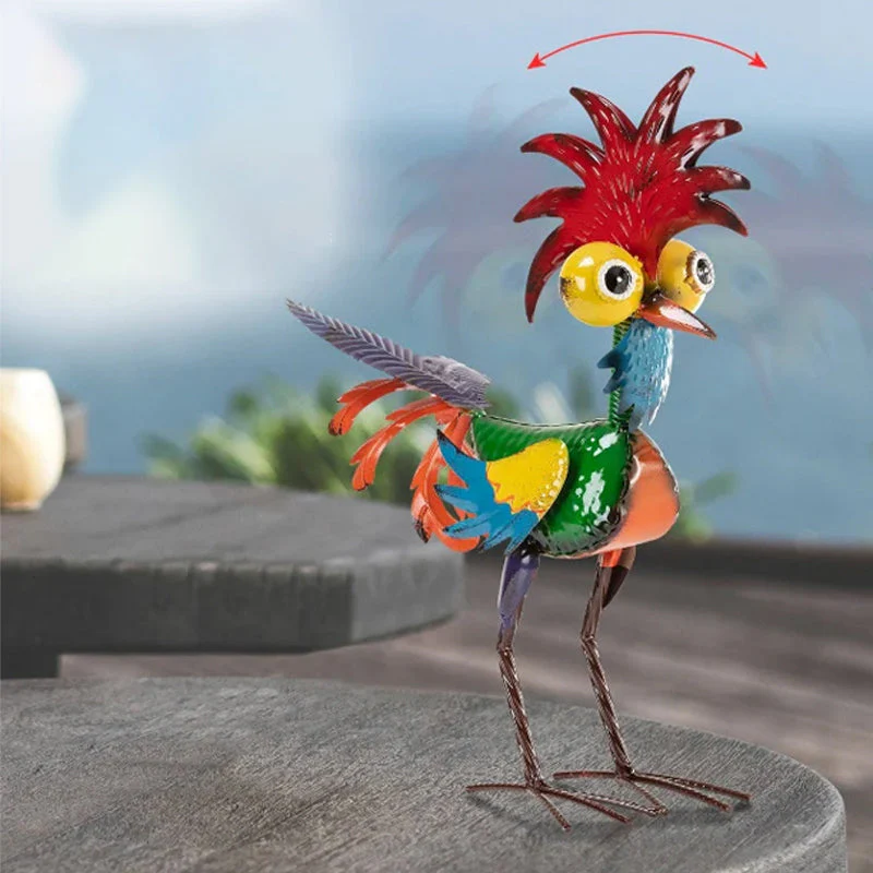 Grappig tuinhaanstandbeeld🐓 - Image 8