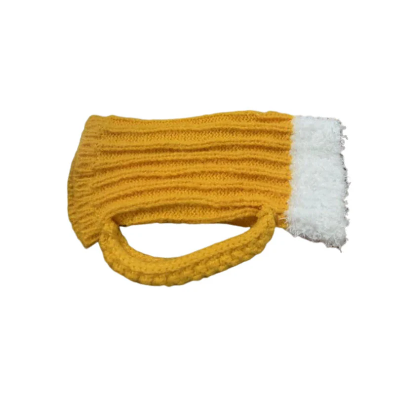 Grappige biermok gebreide handschoen sok muts set - Image 8