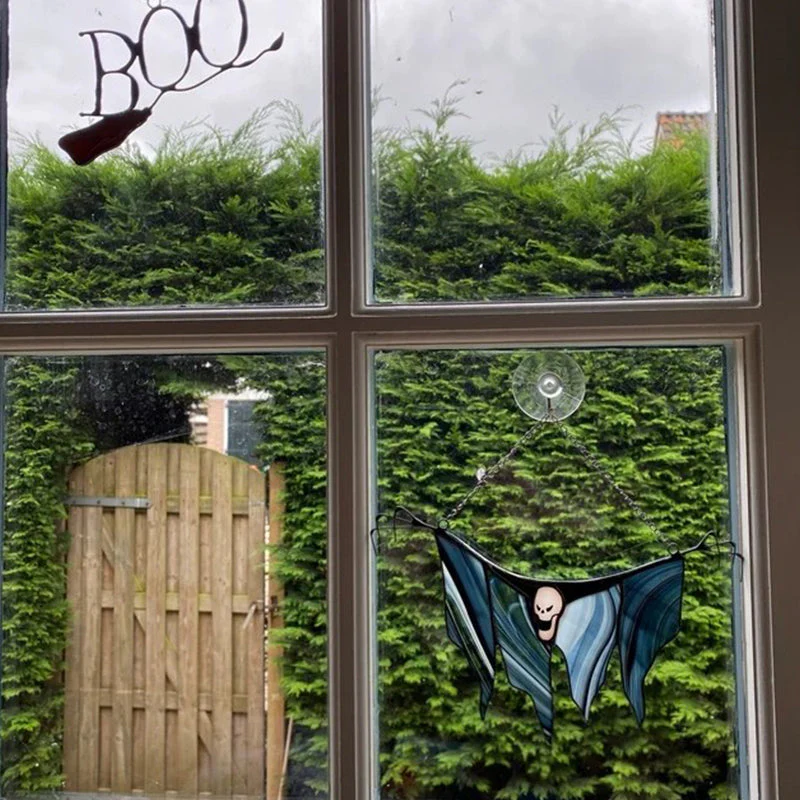 Spooklicht - Grappige glas-in-lood raamhangers | 50% KORTING - Image 3