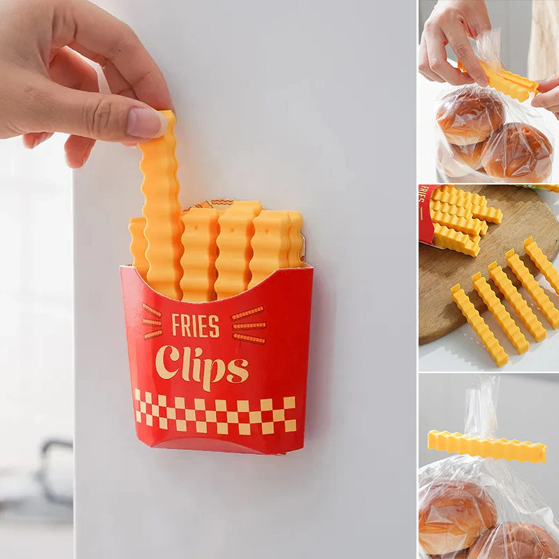 Grappige magnetische frites-voedselclips - Image 2
