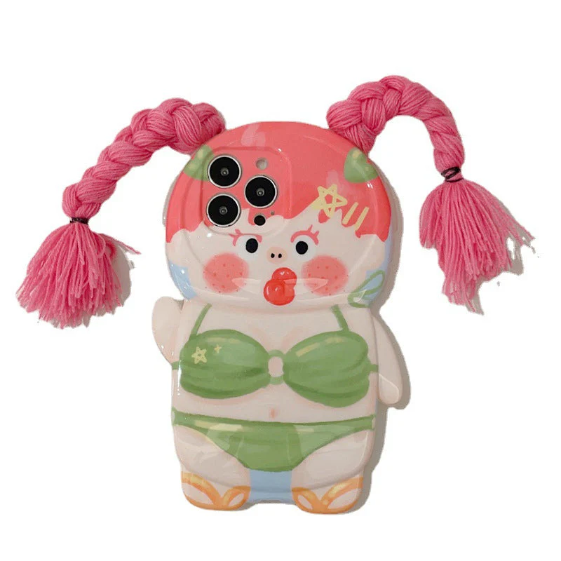 Grappige vlecht badpak telefoonhoesje - Image 3