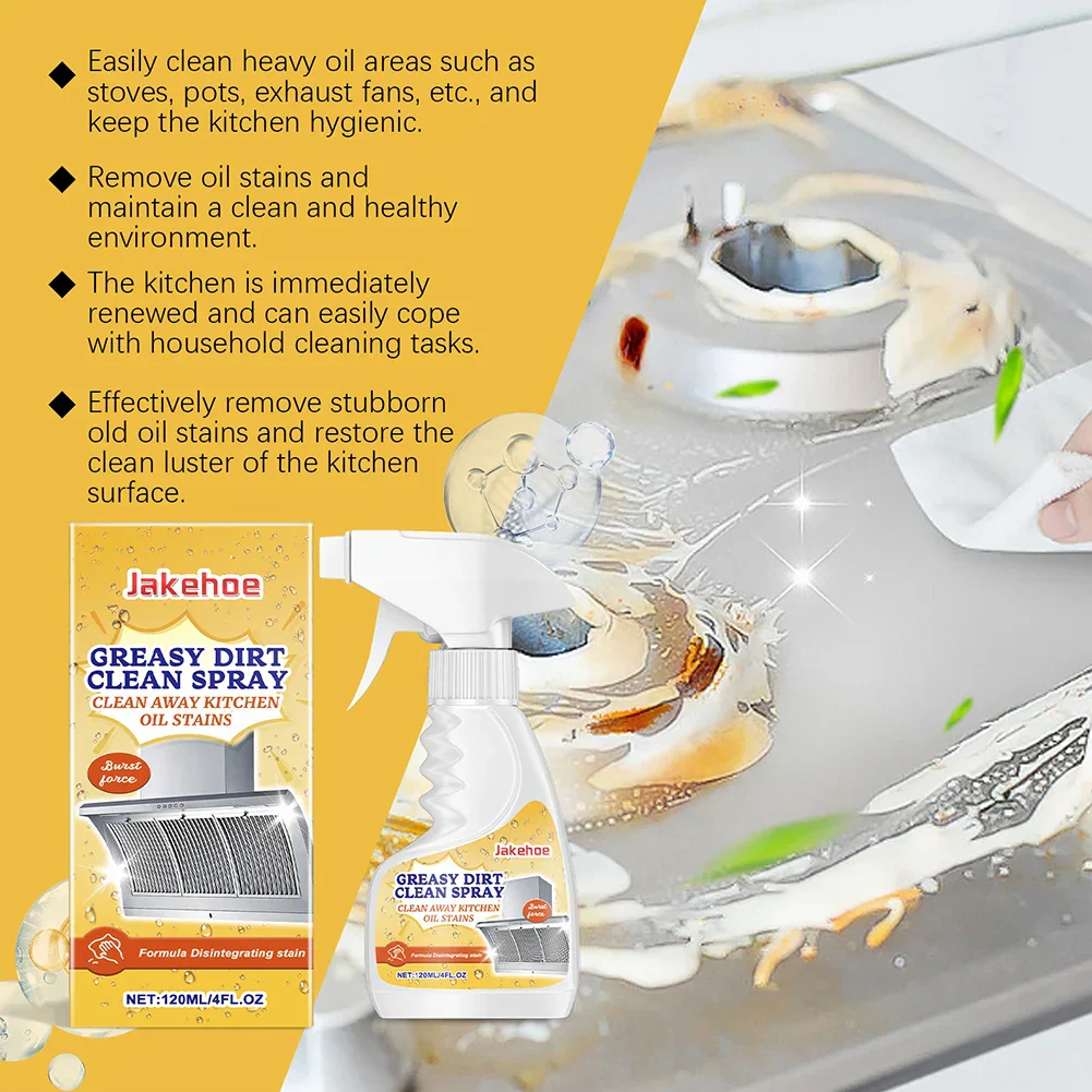 GreaseOff Pro™ – Krachtige keukenolie- en vetverwijderaar spray 120 ml | 1+1 GRATIS - Image 3