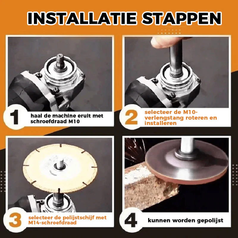 Haakse Slijper Verlengstuk Drijfstang - Image 3