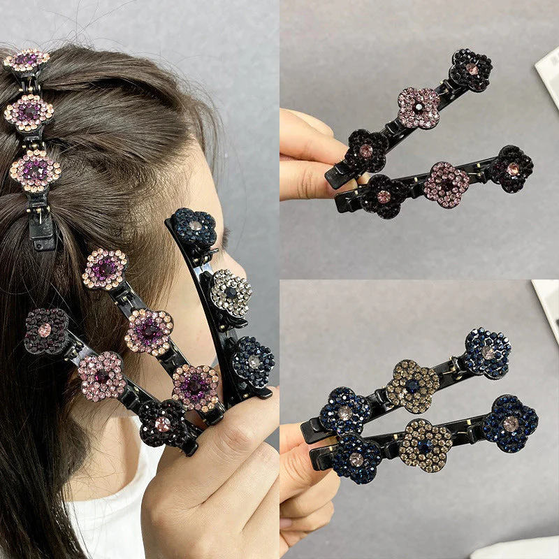 GlamClip - Haarclip met drie bloemen aan de zijkant | 50% KORTING - Image 3