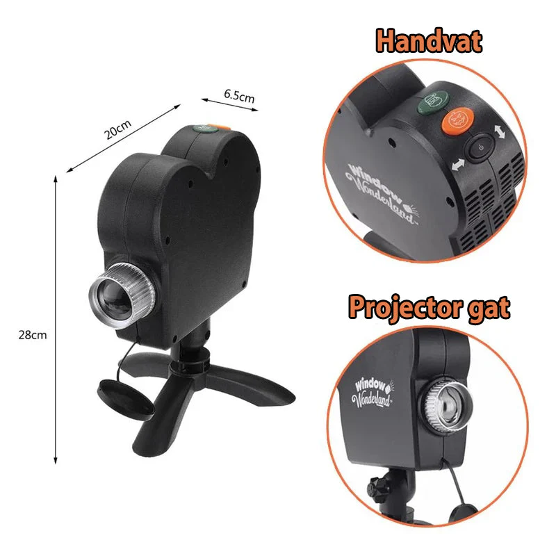 Halloween en Kerstmis Raamprojector - Image 7