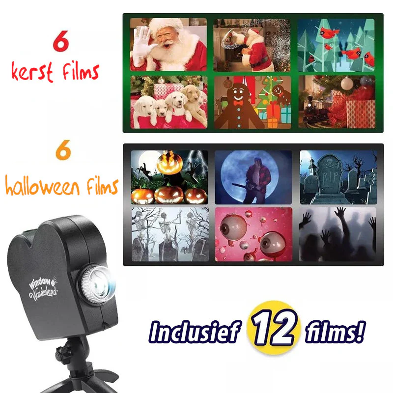 Halloween en Kerstmis Raamprojector - Image 8