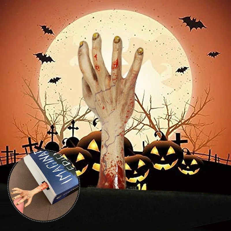 Halloween Ornamenten Enge Hand Bladwijzer - Image 15