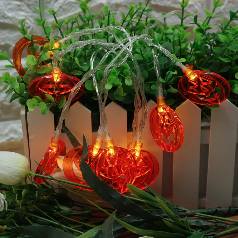 Halloween-pompoenlichtslingers met 2 verlichtingsstanden - Image 10