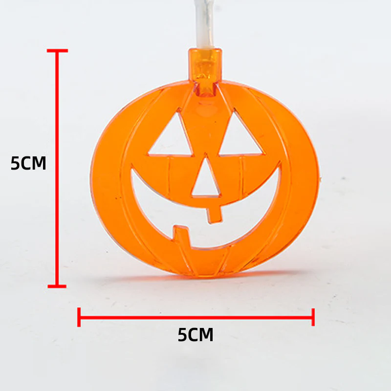 Halloween-pompoenlichtslingers met 2 verlichtingsstanden - Image 2