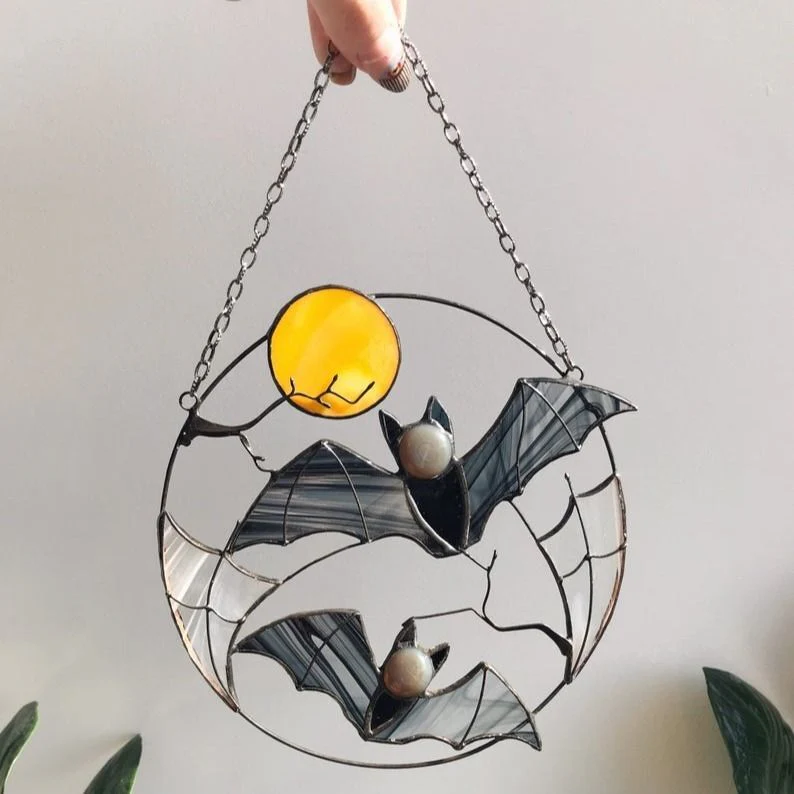 Halloween Vleermuizen | Druppelolie Zonnebloem | Decoratief Hangend Ornament - Image 5