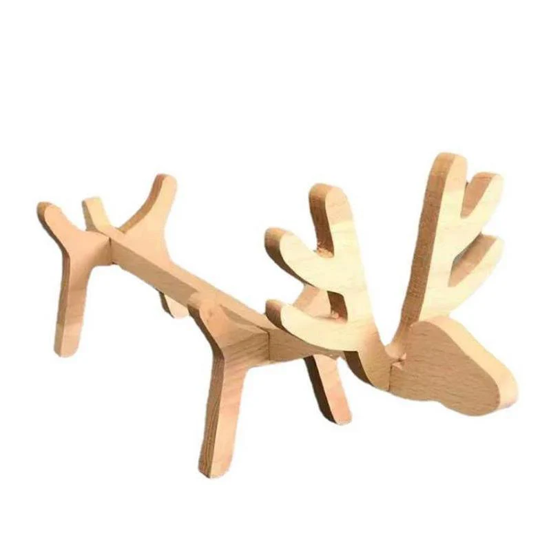 WijnWaarder - Handgemaakt houten dieren wijnrek | 50% KORTING - Image 7