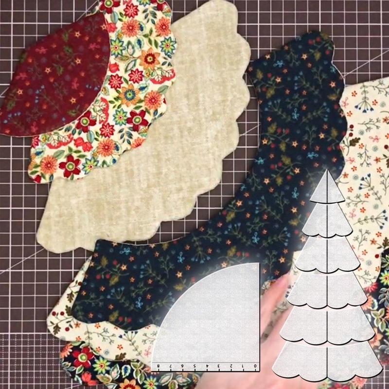 Handgemaakte Kerstboom Quilting Set - Image 6