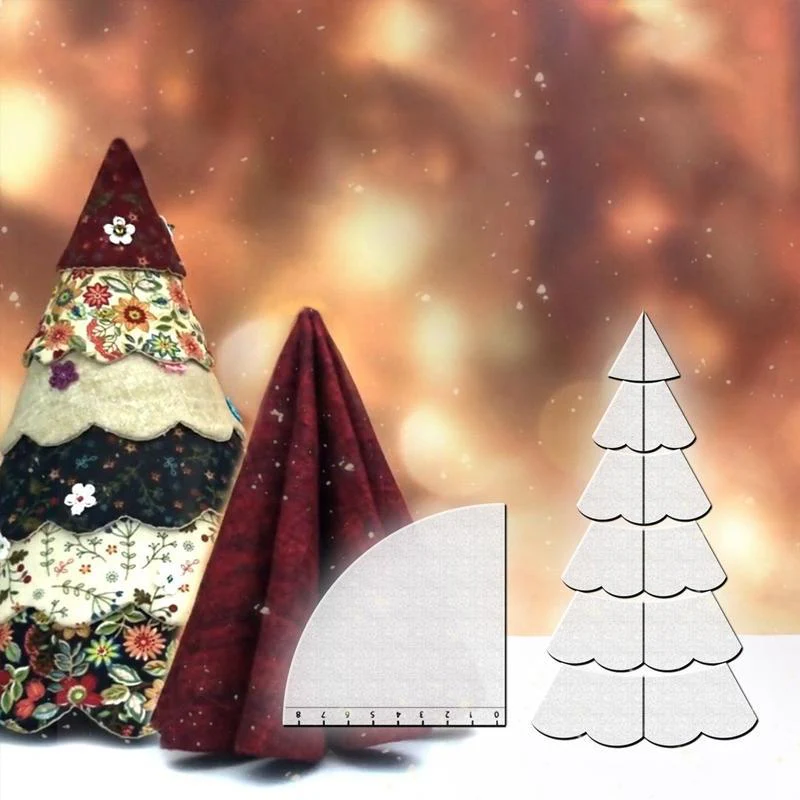 Handgemaakte Kerstboom Quilting Set - Image 7