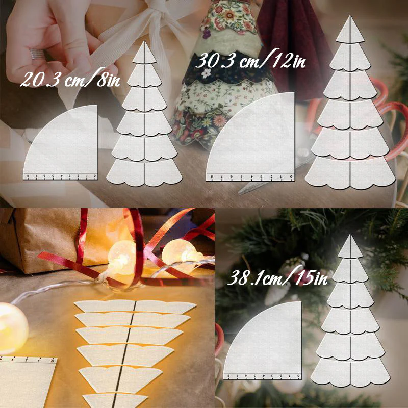 Handgemaakte Kerstboom Quilting Set - Image 8