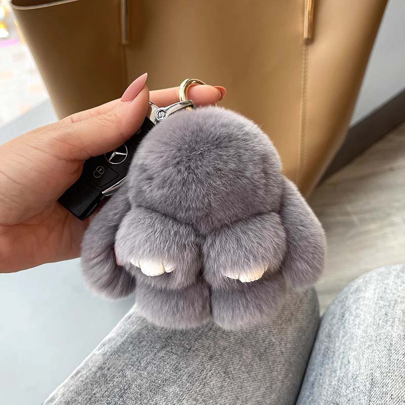 FluffyBunny - Handgemaakte zachte konijntje PomPom bedels | 1+1 GRATIS - Image 13