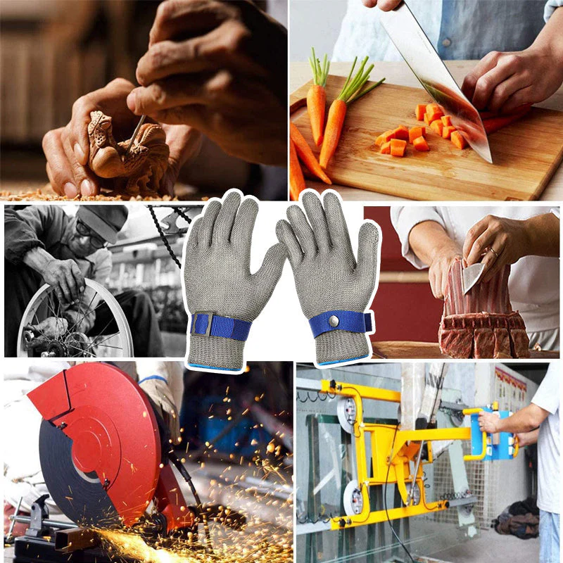 Handschoenen voor werkbescherming van metaalgaas van roestvrij staal - Image 5