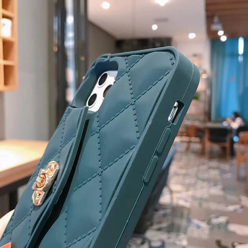 Handtas telefoonhoesje met zachte siliconen ketting - Image 6
