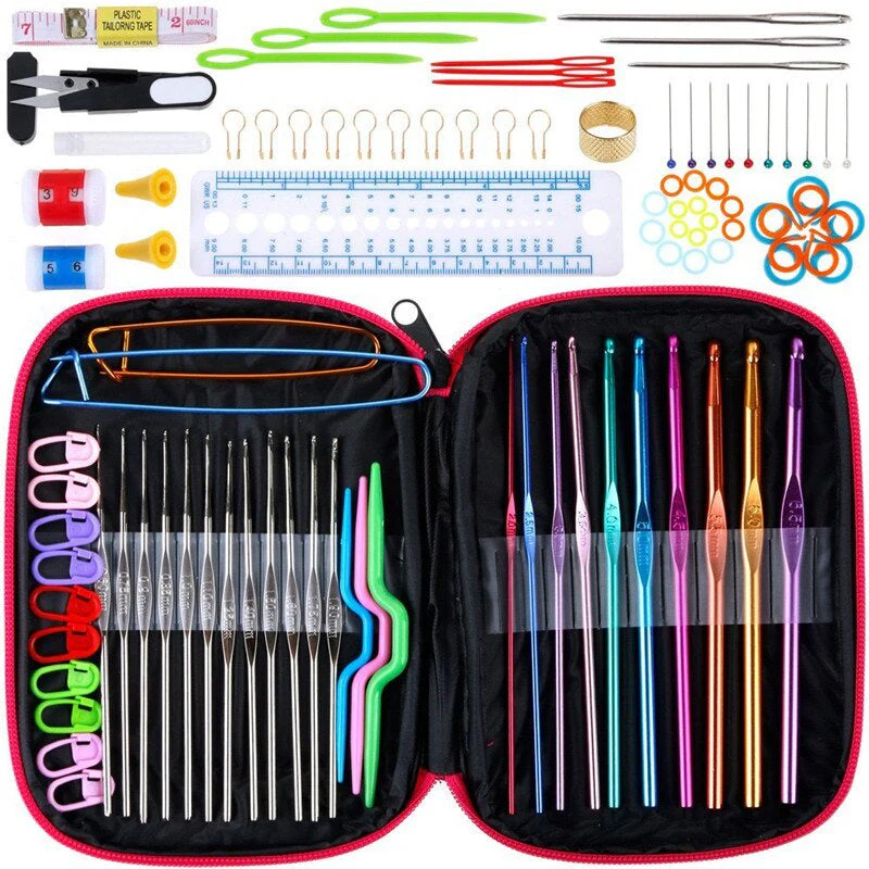 Harky™ Haaknaalden set in handige etui - 100-delig! | 50% KORTING