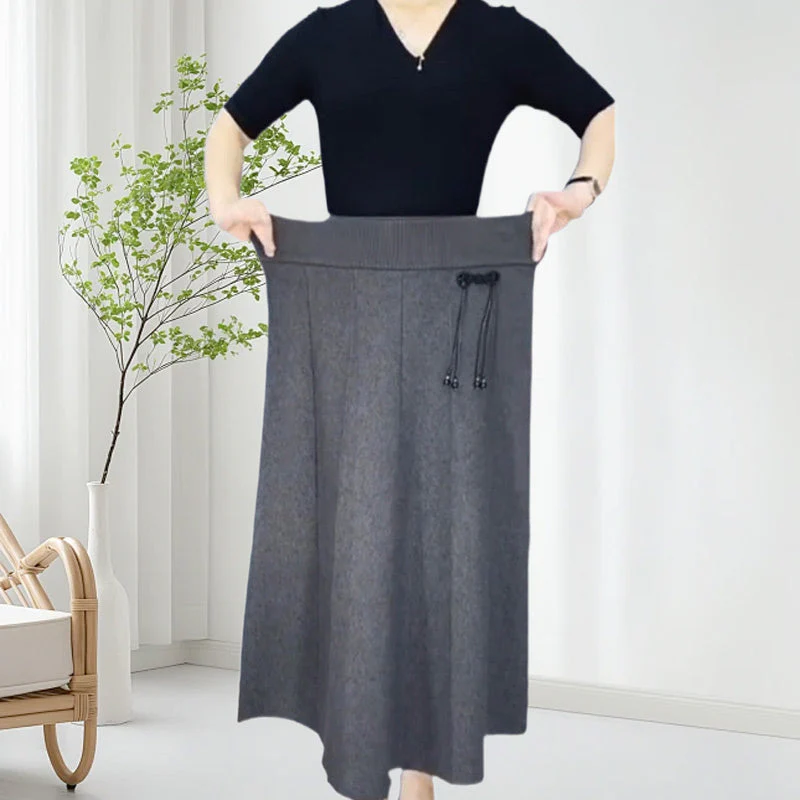 Harper – Hoge Taille Dikke Rok voor Gezellige Warmte - Image 4