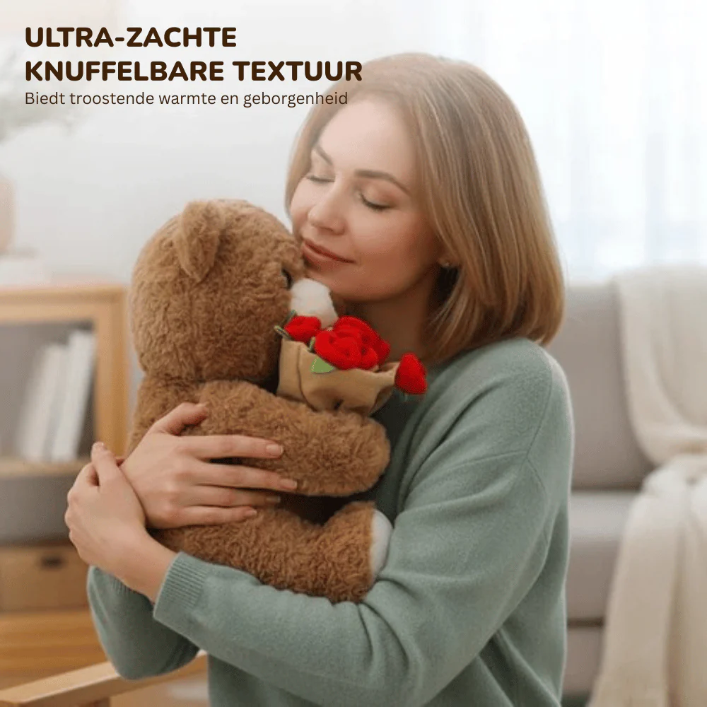 HeartCuddle – Rozenbeer Knuffel | 50% KORTING - Image 5