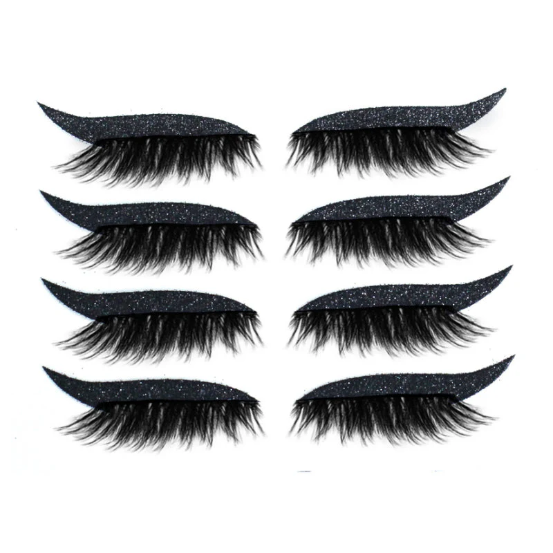 Herbruikbare eyeliner- en wimperstickers (4 paar) - Image 10