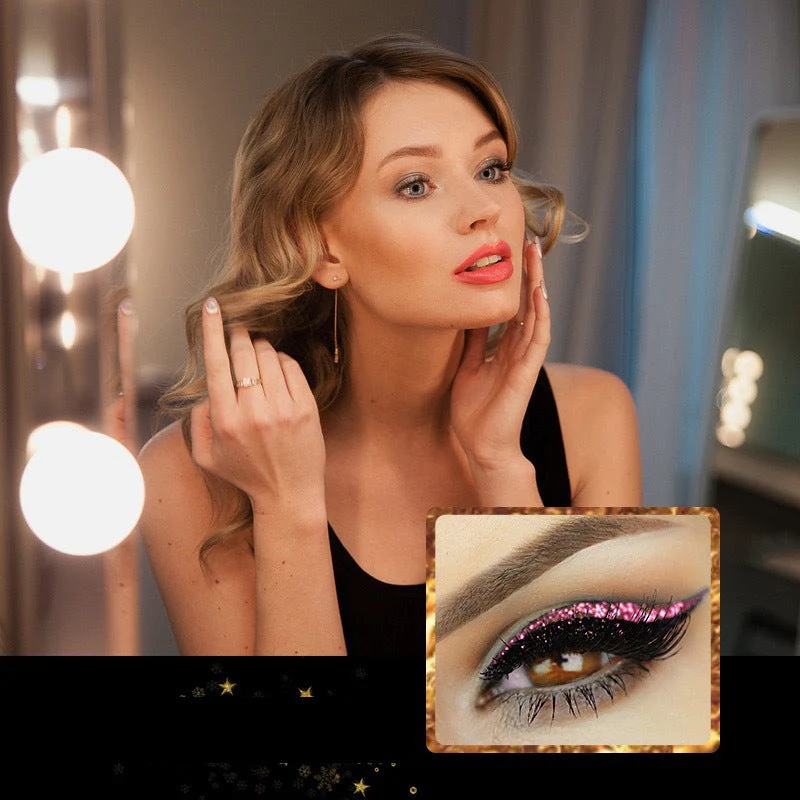 Herbruikbare eyeliner- en wimperstickers (4 paar) - Image 7