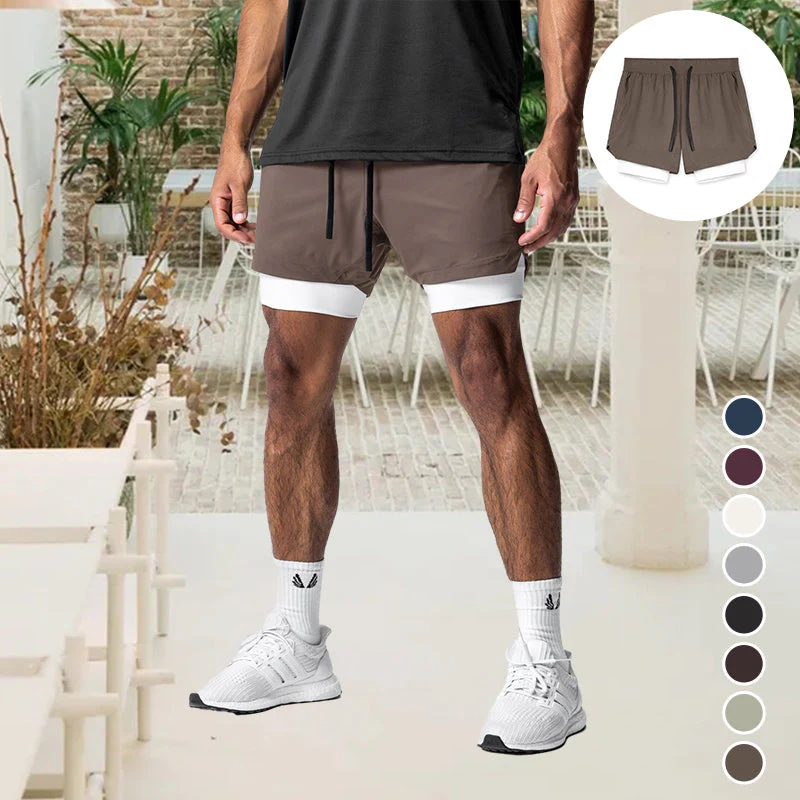 Heren 2 in 1 hardloopshort - Image 10
