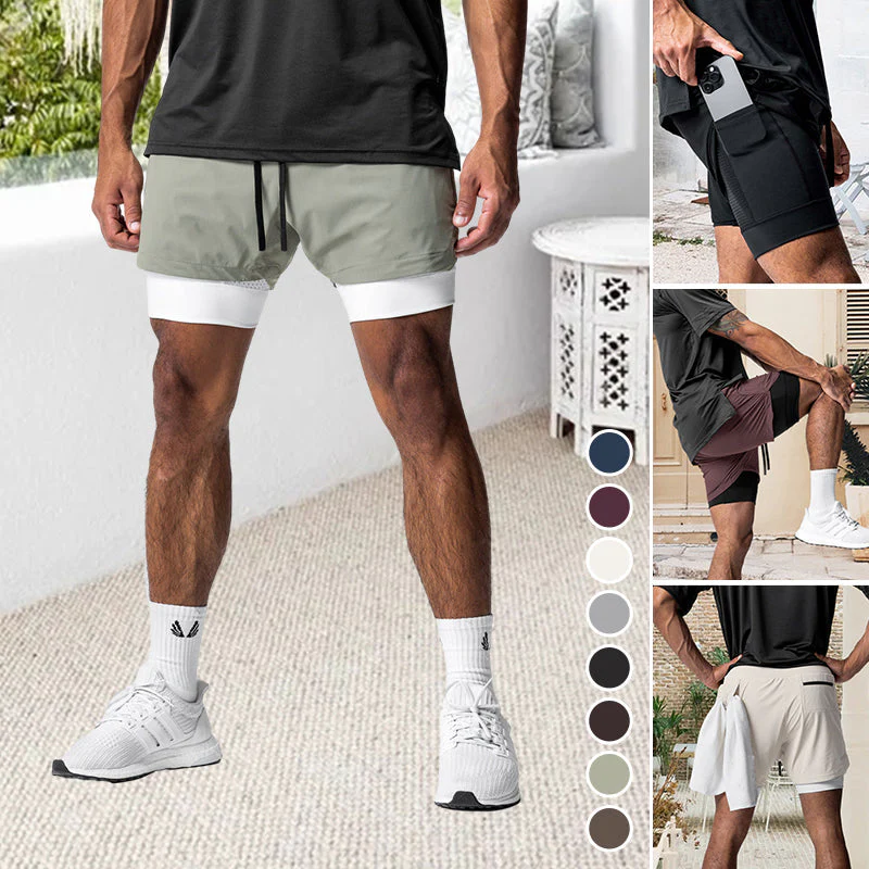 Heren 2 in 1 hardloopshort - Image 9