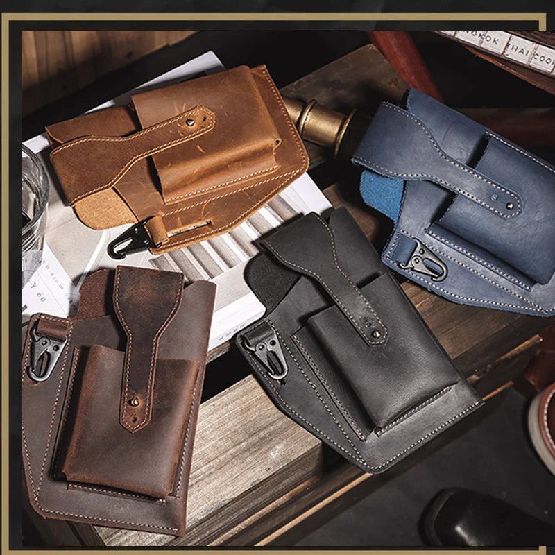 LuxPack  - Herentas met retro riem en taille | 50% KORTING - Image 3