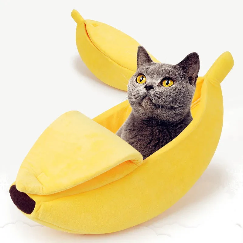 Het gezellige banaan -vormige bed voor je harige vriend! - Image 2