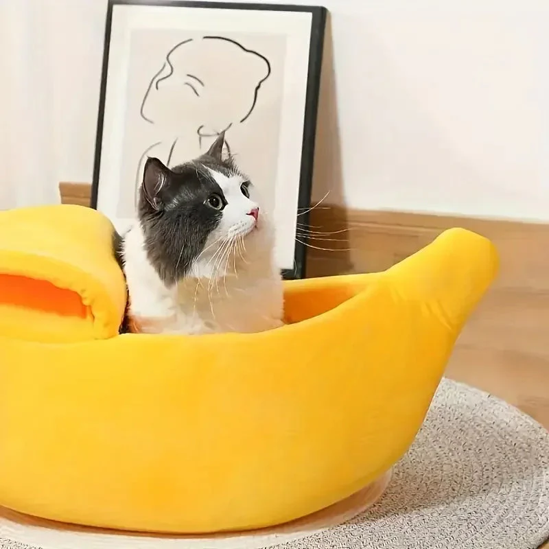 Het gezellige banaan -vormige bed voor je harige vriend! - Image 7
