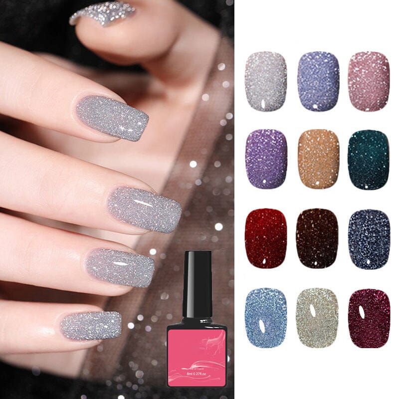High Density Glitter Nail Gel Polish - Image 2