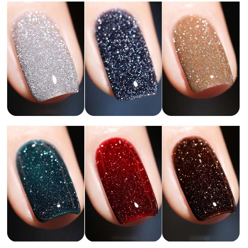 High Density Glitter Nail Gel Polish - Image 6