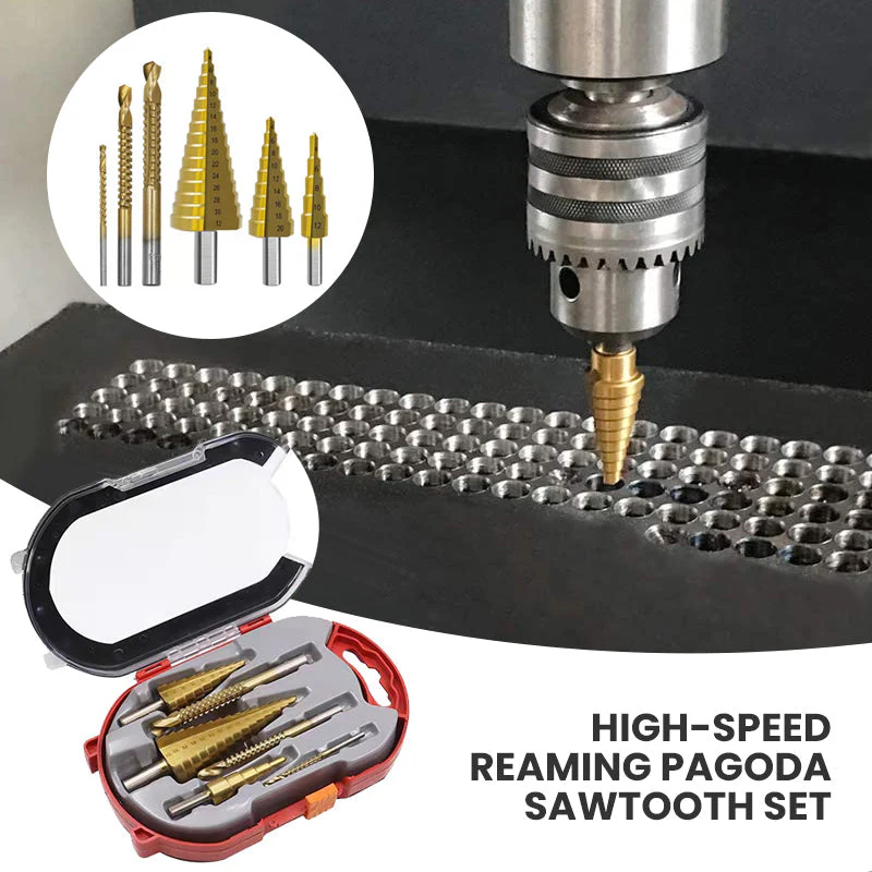 High-speed ruimen Pagoda Zaagtand Set (6stuks) - Image 3