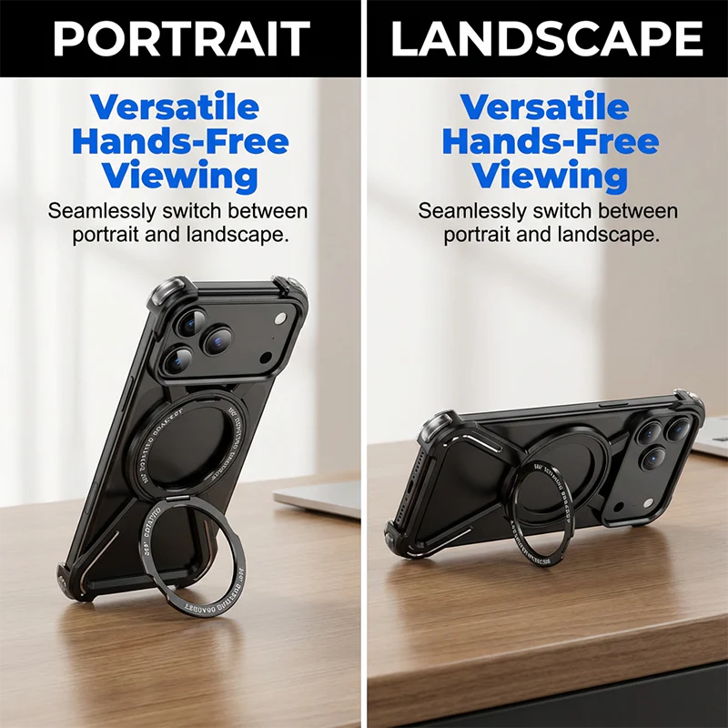 Hoesje voor Phone 17 Pro — Schokbestendig, Handsfree Vrijheid - Image 2