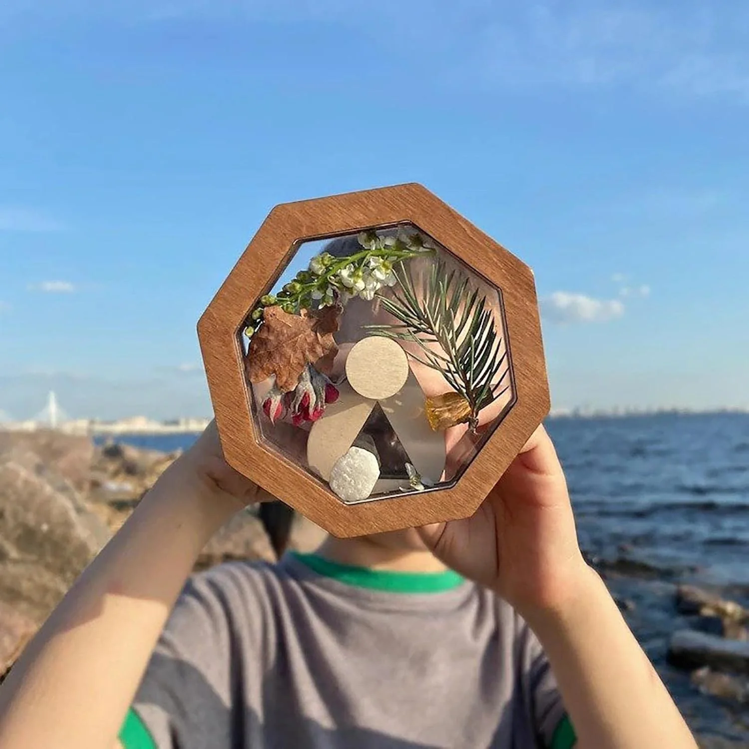 Houten Caleidoscoop - Stimuleert Creativiteit voor Kinderen Vanaf 3 Jaar - Image 3