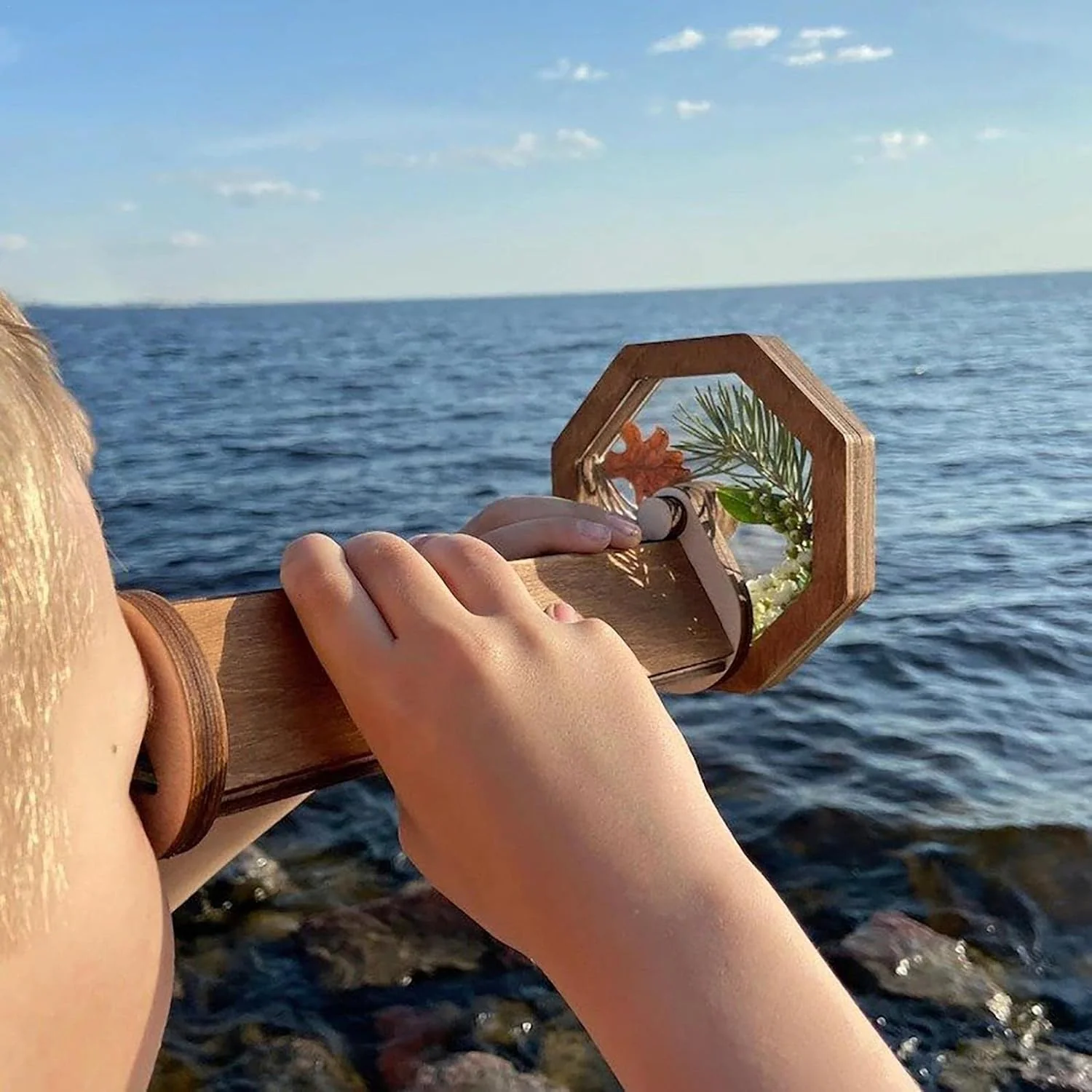 Houten Caleidoscoop - Stimuleert Creativiteit voor Kinderen Vanaf 3 Jaar - Image 4