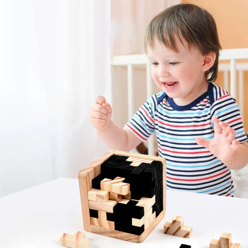 Houten intelligentiespeelgoed hersenkrakerspel - Image 4