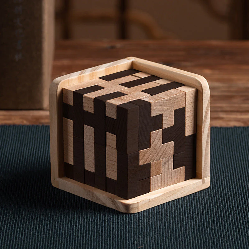 Houten intelligentiespeelgoed hersenkrakerspel - Image 5