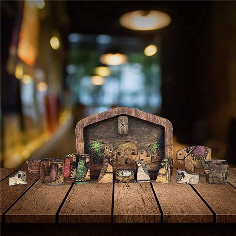 Houten Jezus puzzels set - Image 3